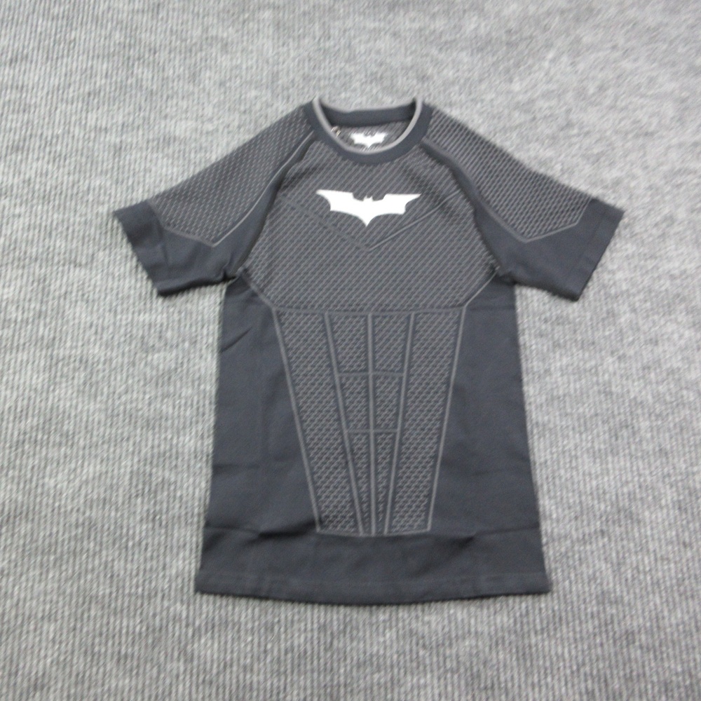 YOUNGLA Shirt Mens S Black Jersey Batman The Dark Knight Trilogy Athletic NWT